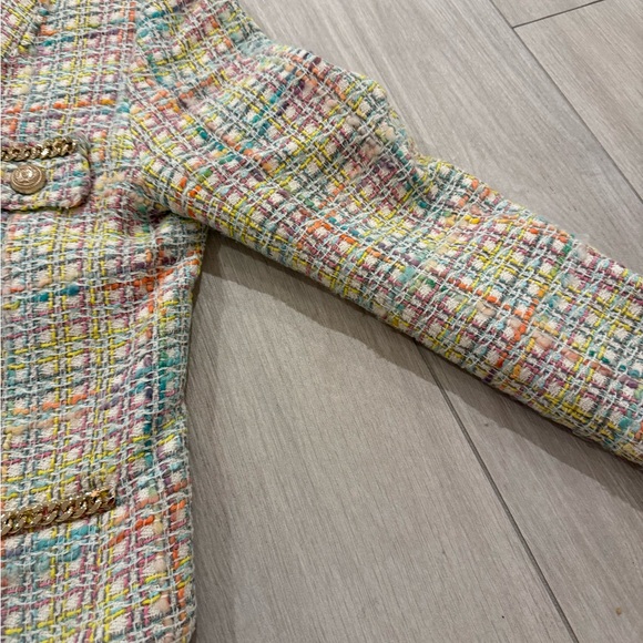 Generation Love Pastel Tweed Blazer-M - Picture 11 of 14